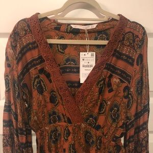 Brand new Zara long sleeve romper